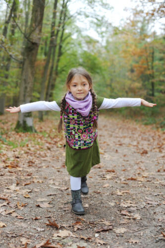 Fotoshooting Hardter Wald Kinder Kleid