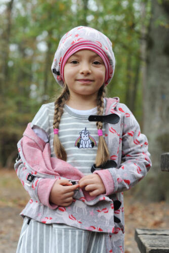 Fotoshooting Hardter Wald Kindermode mit Einhornliebe